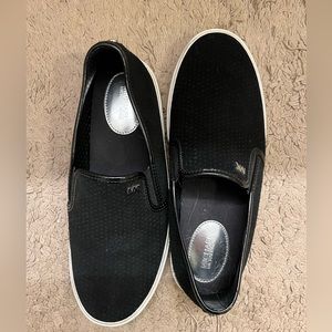 Black 8.5 Michael Kors slip on shoes